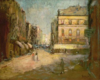 Cafe des Tribunaux（治安判事のカフェ）、ディエップ 作： Walter Richard Sickert